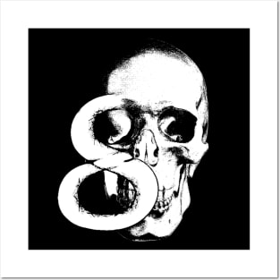 Skull No.8 Posters and Art